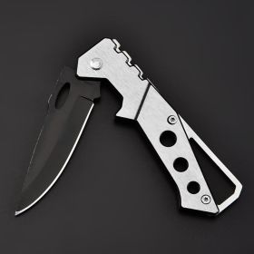 Stainless Steel Folding Knife, Outdoor Camping Hiking Pocket Knife, Self-Defense Folding Mini Knife, Men's Gift