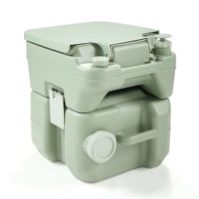 5 Gallon Portable Toilet, Flush Potty, Travel Camping Outdoor