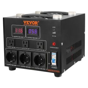 VEVOR Voltage Converter Transformer, 5000W, Heavy Duty Step Up/Down Transformer, Convert from 110 Volt to 220 Volt and from 220 Volt to 110 Volt