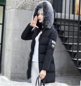 Winter New Hooded Solid Color Women's Jacket (Color: White, size: L)