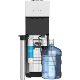 Bottom Loading Water Cooler Dispenser with BioGuard- 3 Temperature Settings- UL/Energy Star Approved- Bottled/Filtered (Style: Bottled with Filters)