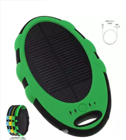 Solar Green PowerLeaf Charge Extender for your Smart Phones and Gadgets (Color: Green)