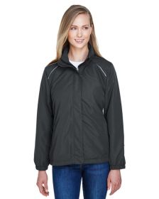 CORE365 78224 Ladies' Profile Fleece-Lined All-Season Jacket (Color: CARBON, size: 2XL)