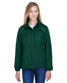 CORE365 78224 Ladies' Profile Fleece-Lined All-Season Jacket (Color: FOREST, size: 3XL)